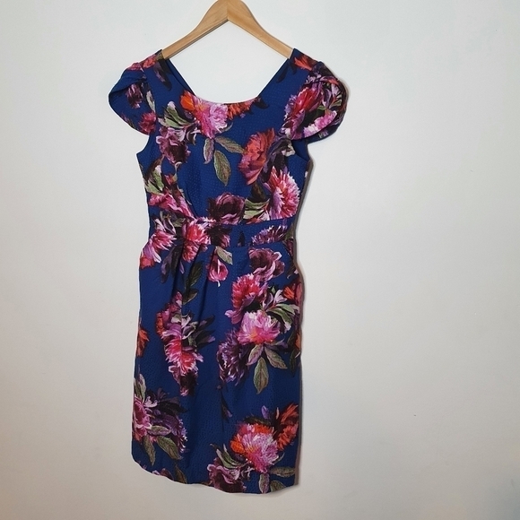 Moulinette Soeurs for Anthropologie Floral Dress Size 4 - Picture 3 of 12